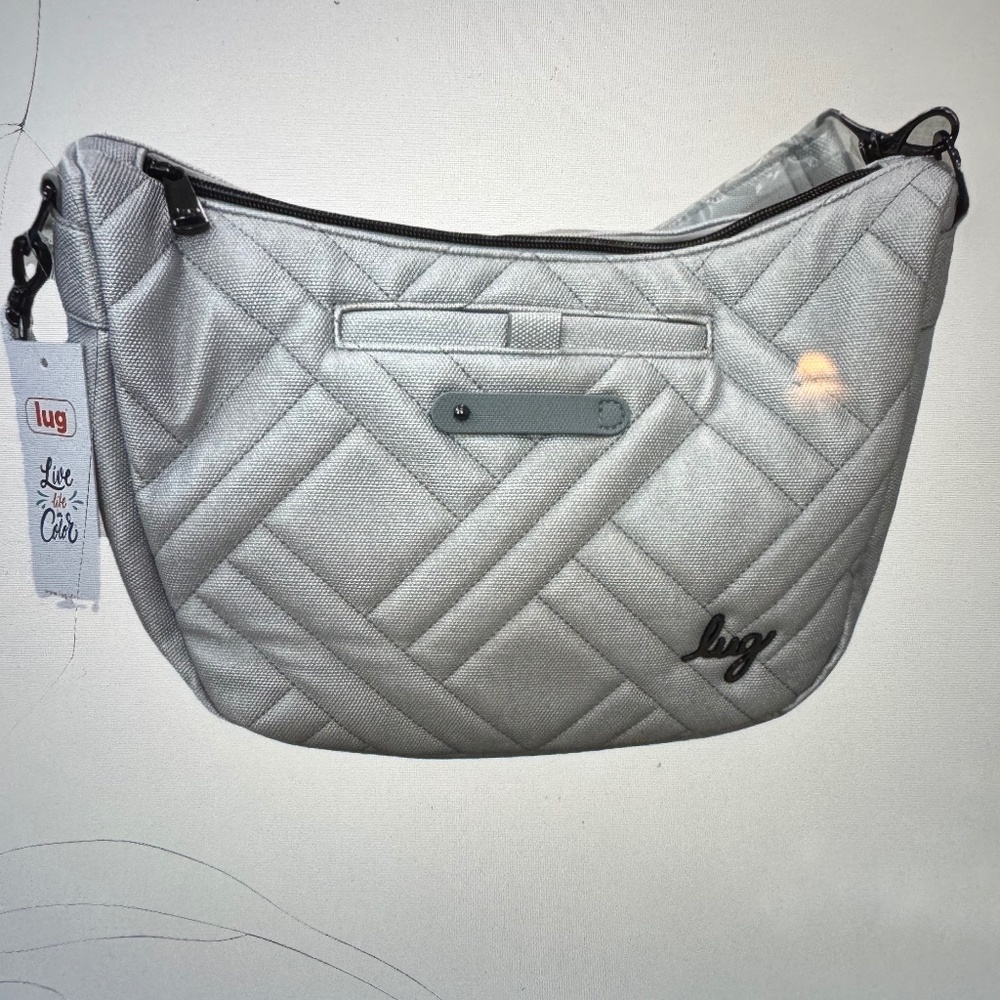 Lug Harmony matte lux Silver Quilted Women's Bag